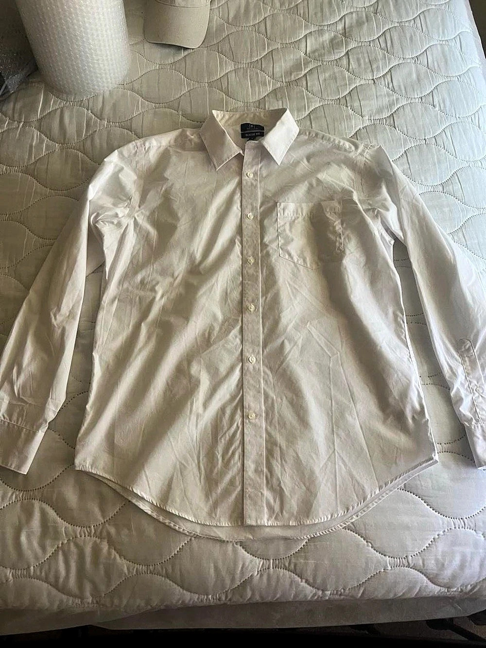 George Classic Fit Button Down Shirt White Medium